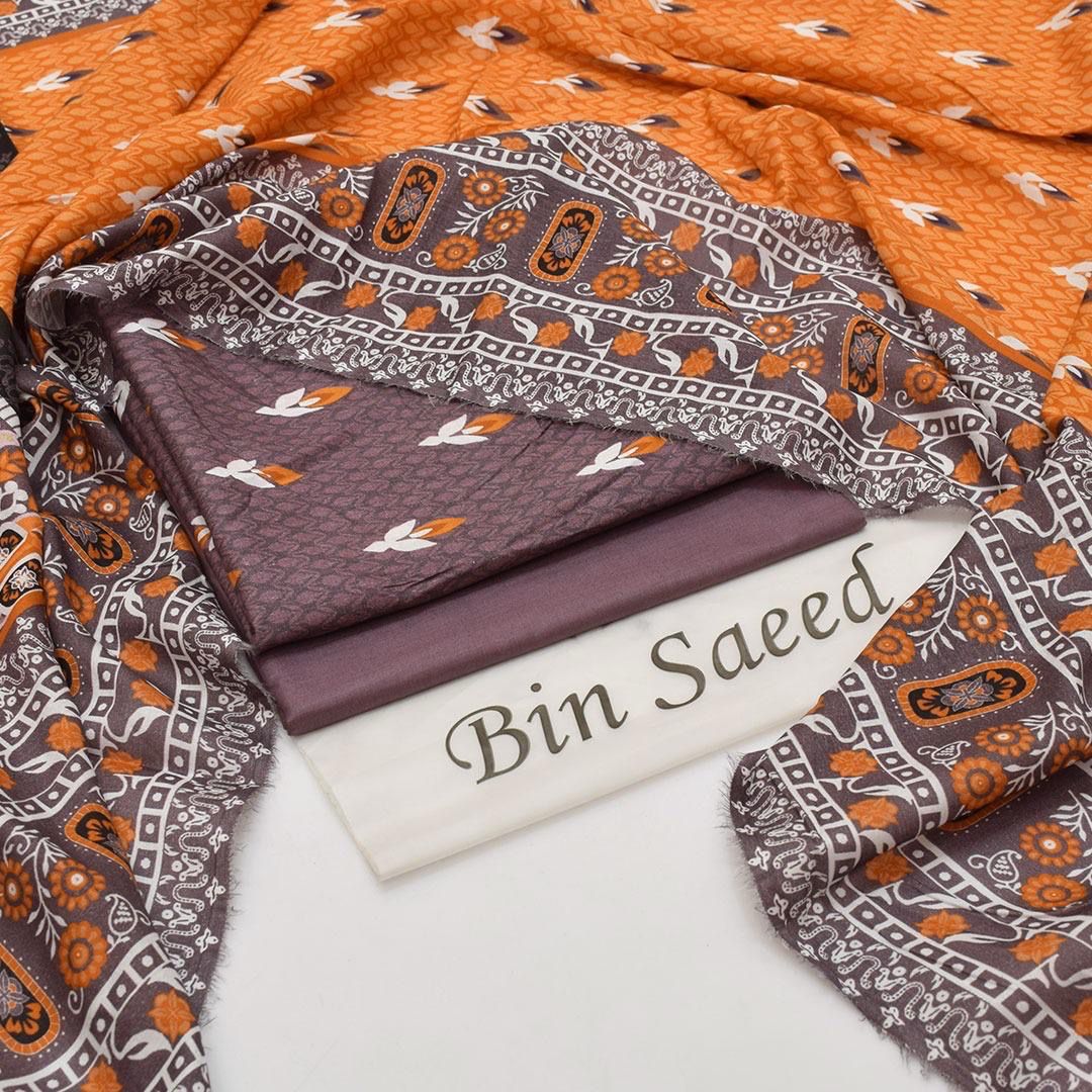 Bin Saeed Printed 3PC Lawn Collection