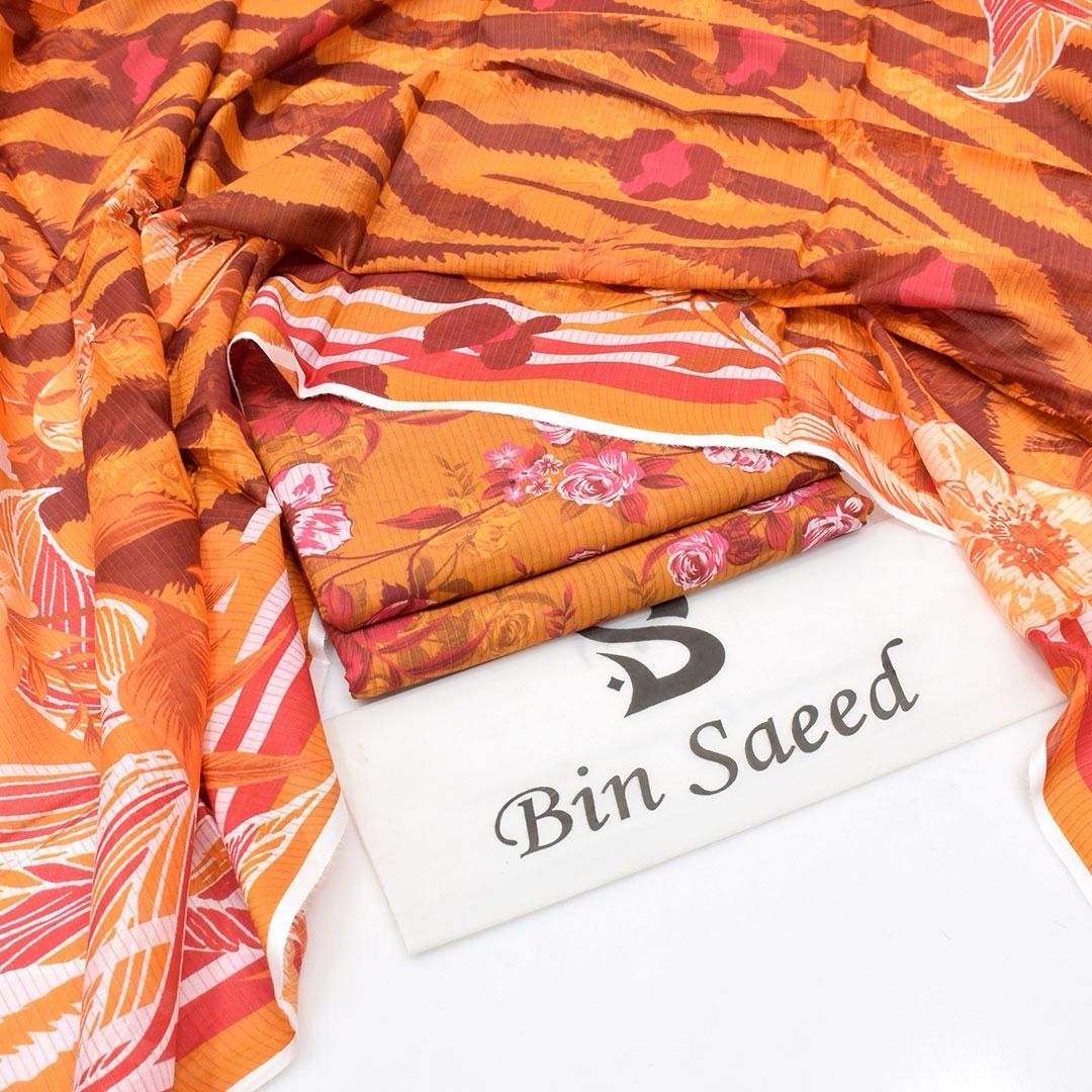 Bin Saeed Printed 3PC Lawn Collection