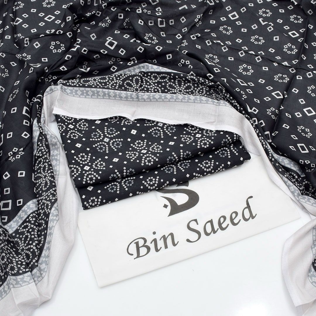 Bin Saeed Printed 3PC Lawn Collection