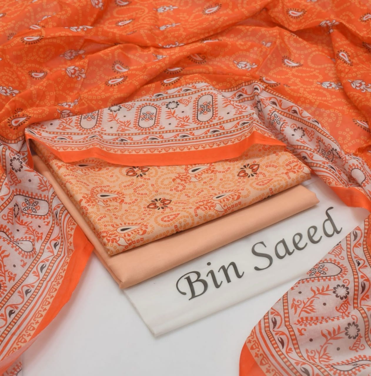 Bin Saeed Printed 3PC Lawn Collection