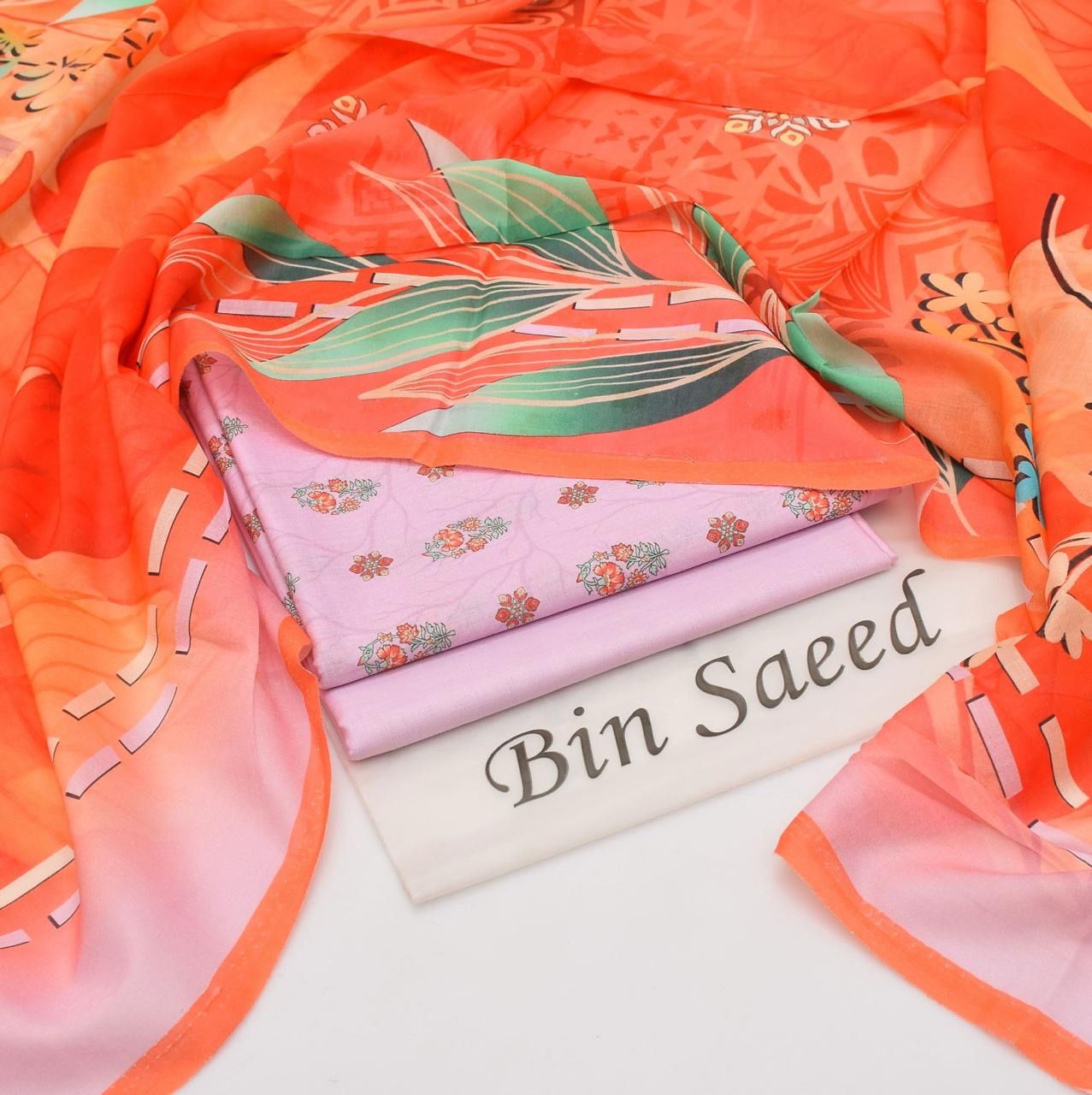 Bin Saeed Printed 3PC Lawn Collection