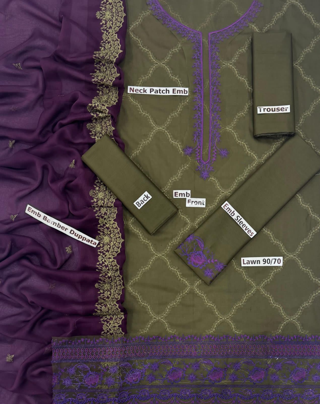 Fabric: High-Quality Lawn 90/70