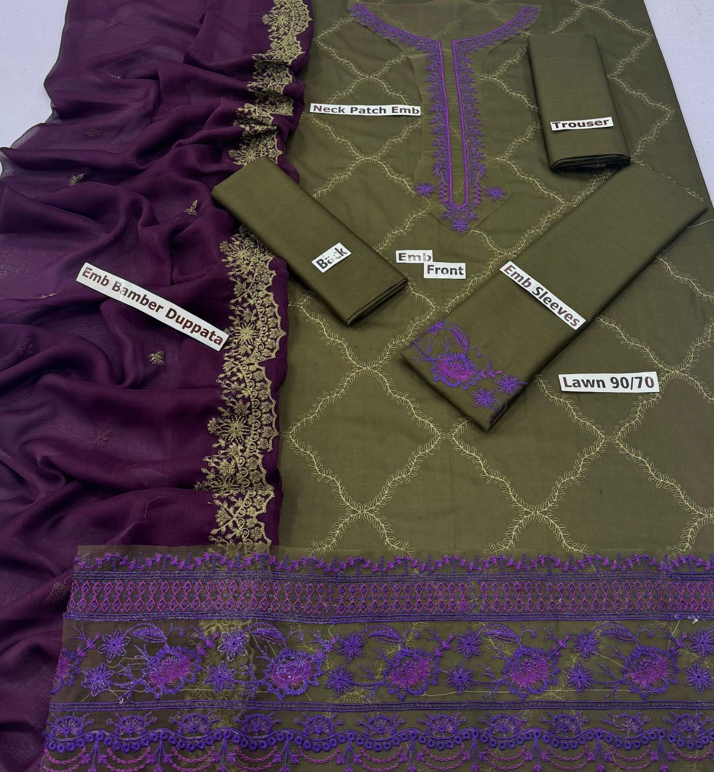 Fabric: High-Quality Lawn 90/70
