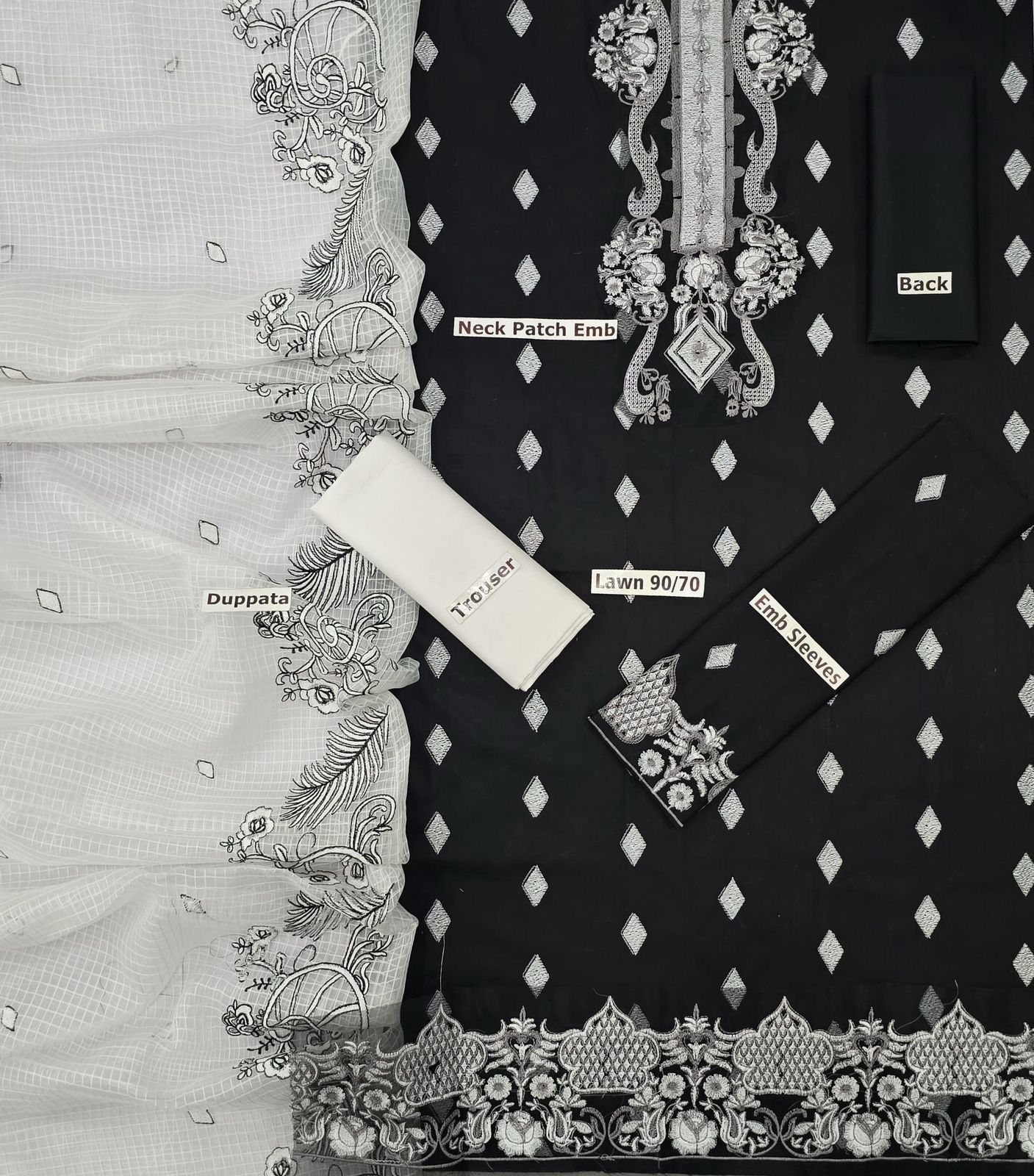 Fabric: High-Quality Lawn 90/70