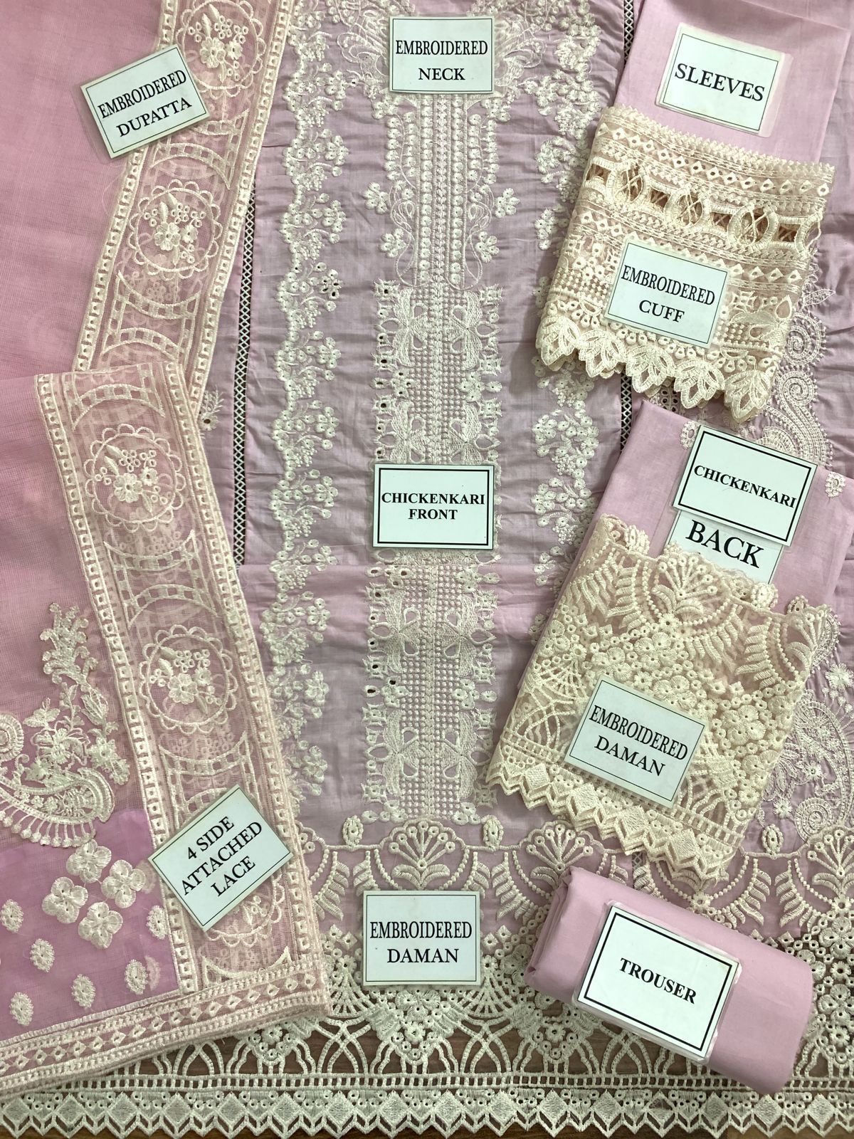 🌿 Qalamkar – Luxury Lawn Chikankari Festive Collection