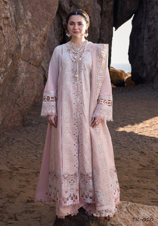 🌿 Qalamkar – Luxury Lawn Chikankari Festive Collection