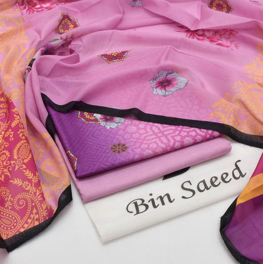 Bin Saeed Printed 3PC Lawn Collection