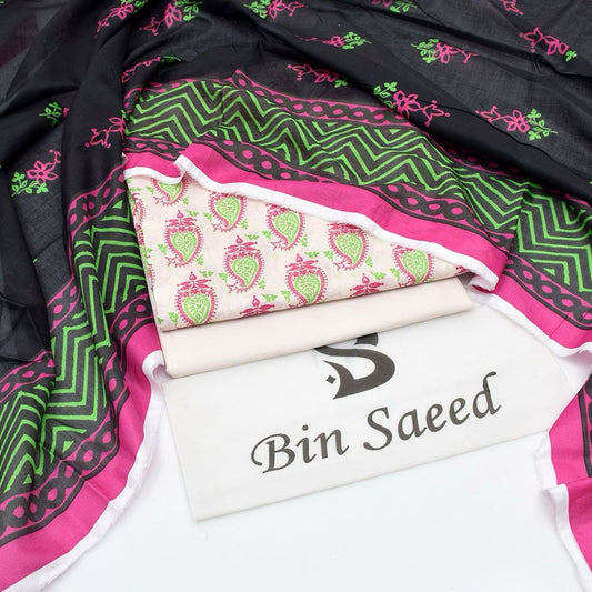 Bin Saeed Printed 3PC Lawn Collection
