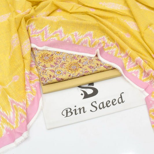Bin Saeed Printed 3PC Lawn Collection