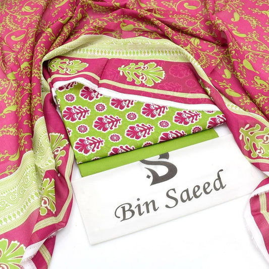 Bin Saeed Printed 3PC Lawn Collection