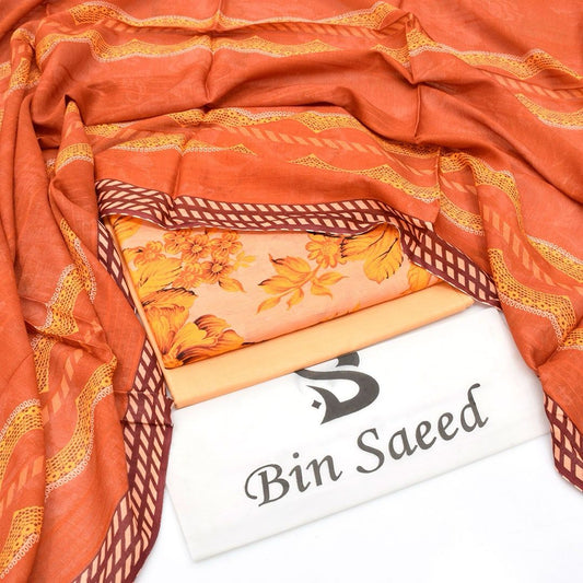 Bin Saeed Printed 3PC Lawn Collection
