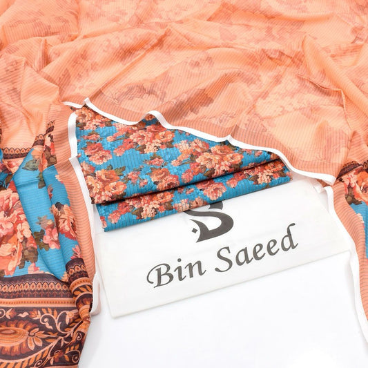 Bin Saeed Printed 3PC Lawn Collection