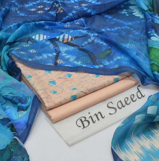 Bin Saeed Printed 3PC Lawn Collection