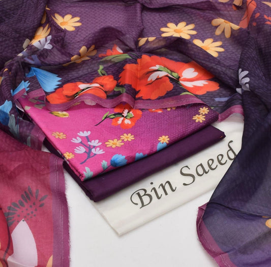 Bin Saeed Printed 3PC Lawn Collection