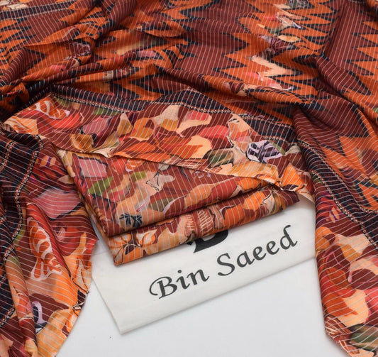 Bin Saeed Printed 3PC Lawn Collection