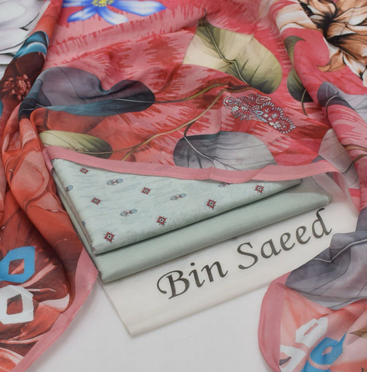 Bin Saeed Printed 3PC Lawn Collection