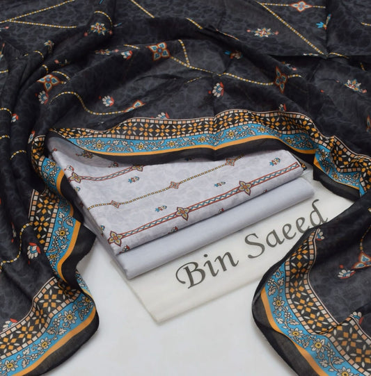Bin Saeed Printed 3PC Lawn Collection
