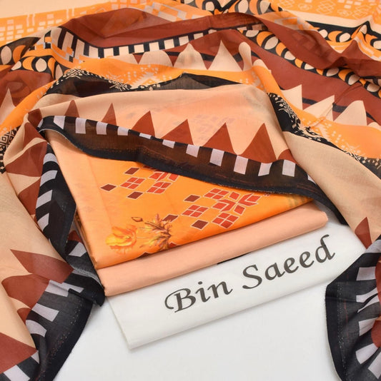 Bin Saeed Printed 3PC Lawn Collection
