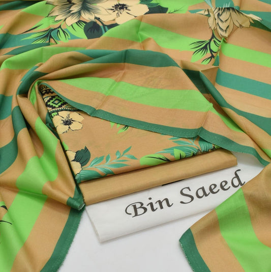 Bin Saeed Printed 3PC Lawn Collection