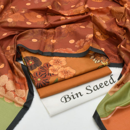 Bin Saeed Printed 3PC Lawn Collection