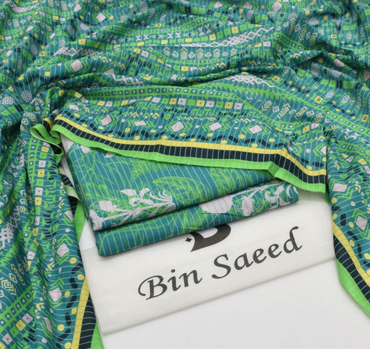 Bin Saeed Printed 3PC Lawn Collection