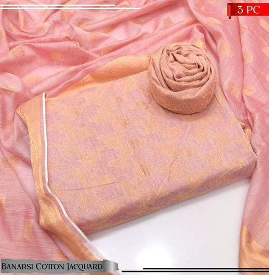 Cotton Banarsi Jacquard 3pc